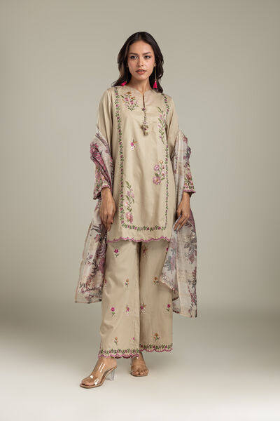 Embroidered | Textured Cotton | Kurta | USD 55.00