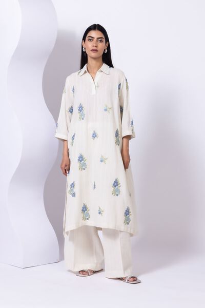 Embroidered | Leno | Kurta | USD 24.50