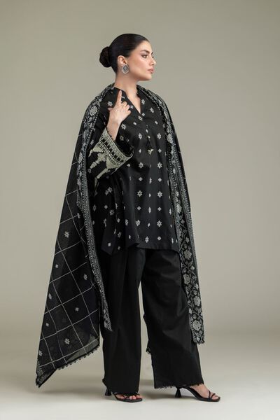 Embroidered | Cambric | Black Cambric Shalwar | USD 25.00