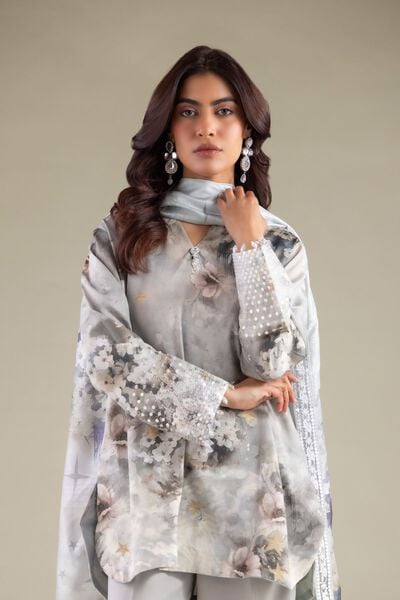 Embroidered | Raw Silk | Floral Embellished Kurta | USD 16.50
