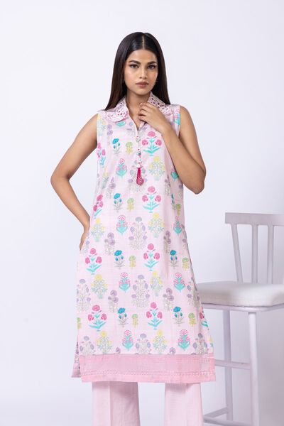 Embroidered | Crosshatch Poplin | Kurta | USD 25.00