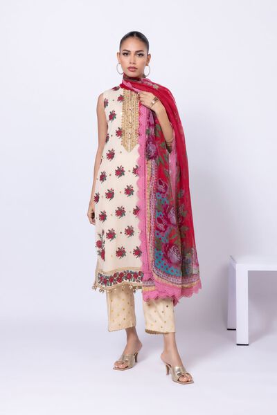 Embroidered | Viscose Oak Silk | Pants | USD 9.00