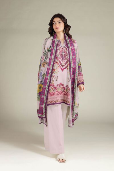 Printed | Mesuri Dobby | Tailored 3 Piece | USD 65.00