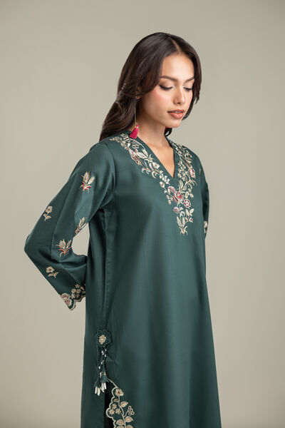 Embroidered | Textured Cotton | Kurta | USD 55.00