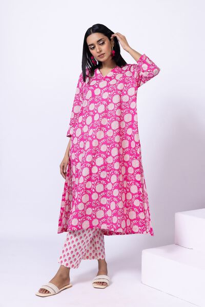 Printed | Cambric | Kurta | USD 14.00
