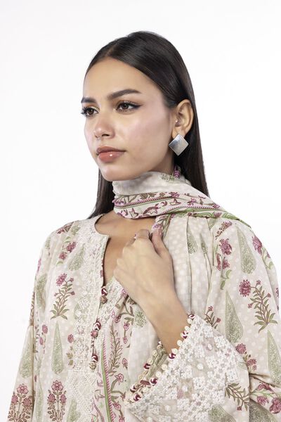 Embroidered | Lawn | Fabrics 3 Piece | USD 50.00