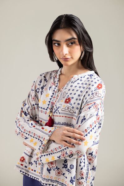 Embroidered | Viscose Crepe | Blouse | USD 17.50