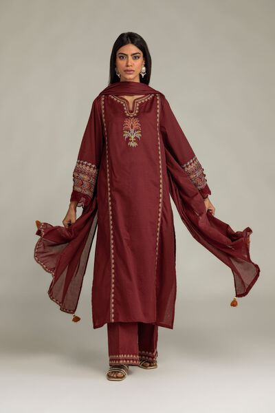 Embroidered | Lawn | Solid Lawn Dupatta | USD 30.00