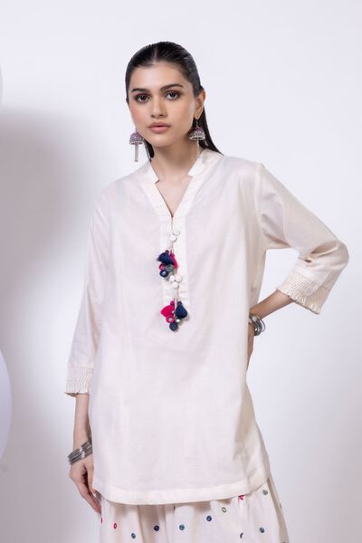 Dyed | Cotton Dobby | Kurta | USD 30.00
