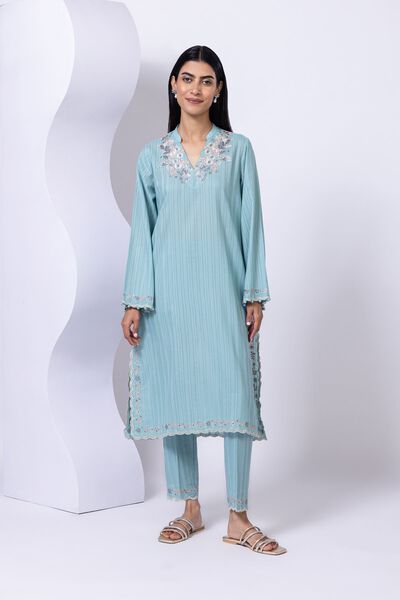 Embroidered | Leno | Kurta | USD 17.50