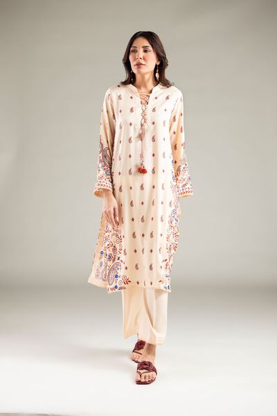 Printed | Viscose | Solid Straight Pants | USD 9.00