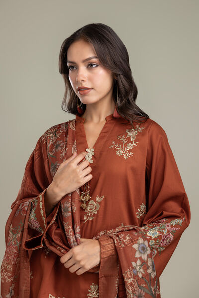 Embroidered | Polyester Silk | Dupatta | USD 30.00