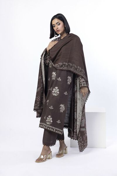 Embroidered | Khaddar | Fabrics 3 Piece | USD 60.00