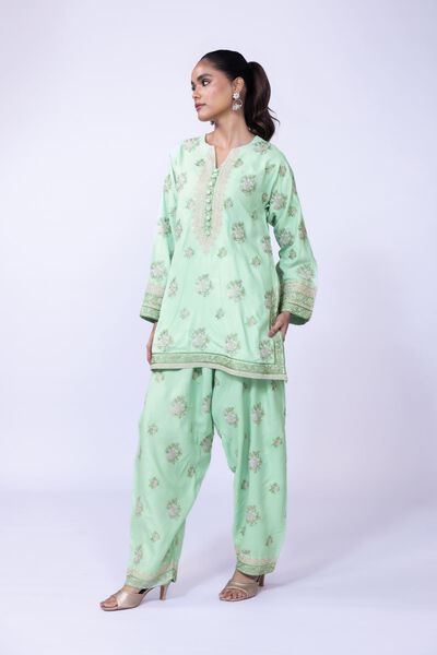 Embroidered | Russian Raw Silk | Shalwar | USD 50.00