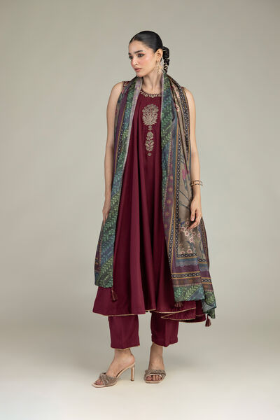Embroidered | Raw Silk | Raw Silk Pants | USD 10.50