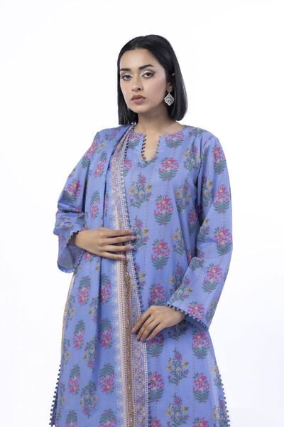 Printed | Cotton | Tailored 3 Piece | USD 45.00