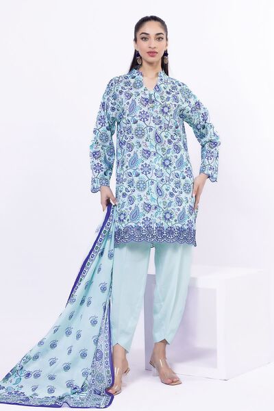 Embroidered | Lawn | Fabrics 3 Piece | USD 20.00