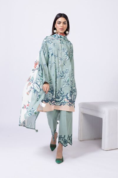 Embroidered | Crosshatch Poplin | Pants | USD 6.00