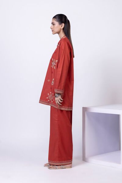 Embroidered | Cotton Dobby | Pants | USD 20.00