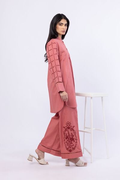 Embroidered | Linen Cotton | Pants | USD 28.00