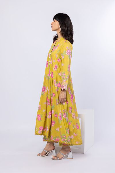 Printed | Crosshatch Raw Silk | Pants | USD 9.00