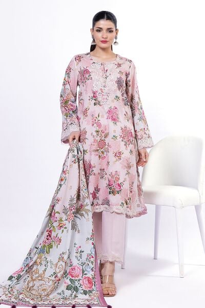 Embroidered | Jacquard | Fabrics 3 Piece | USD 60.00