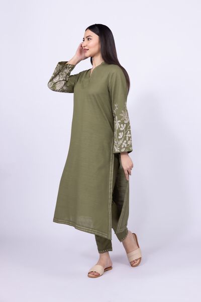 Dyed | Khaddar | Pants | USD 7.50