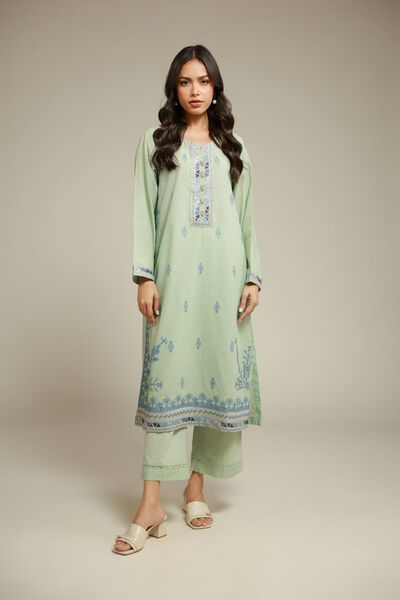 Embroidered | Cambric | Fabrics 2 Piece | Top and Bottom | USD 40.00