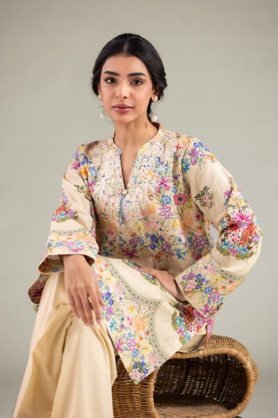 Embroidered | Textured Cotton | Kurta | USD 21.00