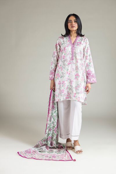 Embroidered | Textured Lawn | Fabrics 3 Piece | USD 22.50
