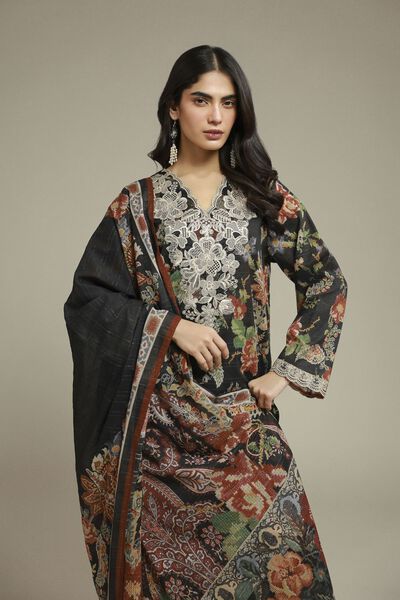 Embroidered | Mesuri | Fabrics 3 Piece | USD 45.00