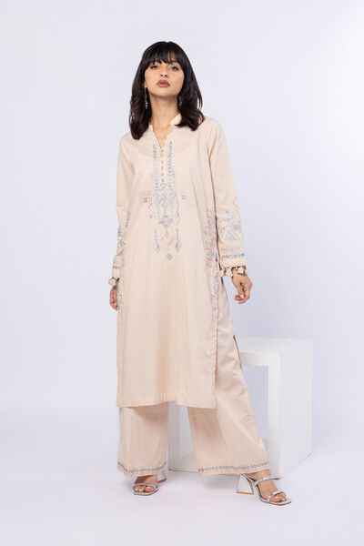 Embroidered | Cotton Dobby | Pants | USD 20.00