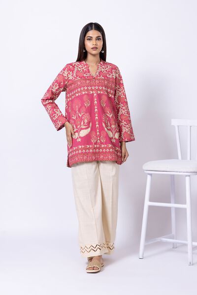 Printed | Crosshatch Poplin | Kurta | USD 15.00