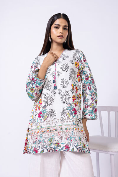 Embroidered | Crosshatch Poplin | Kurta | USD 35.00