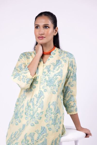 Printed | Ripple Crinkle | Kurta | USD 30.00