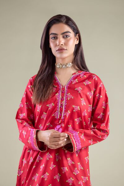 Embroidered | Cambric | Kurta | USD 35.00