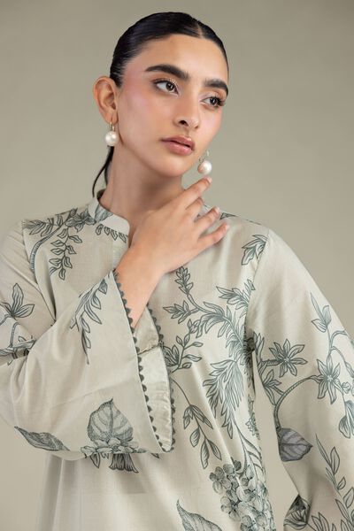 Printed | Cambric | Floral Cambric Kurta | USD 40.00
