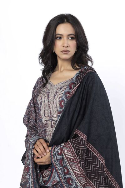 Embroidered | Cotton | Fabrics 3 Piece | USD 35.00