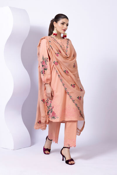 Embroidered | Cotton Dobby | Pants | USD 7.50