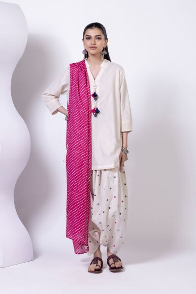 Dyed | Cotton Dobby | Kurta | USD 30.00