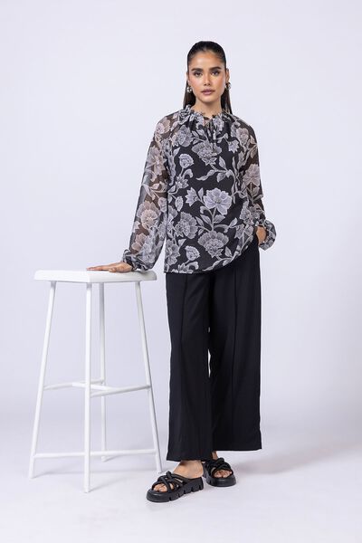 Dyed | Heavy Georgette | Trousers | USD 6.00