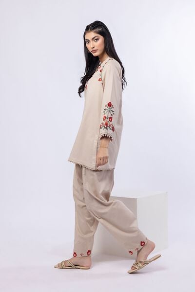 Embroidered | Cotton Dobby | Pants | USD 15.00