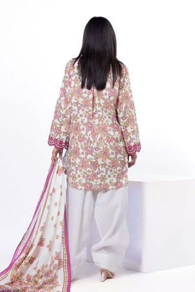 Embroidered | Lawn | Fabrics 3 Piece | USD 20.00