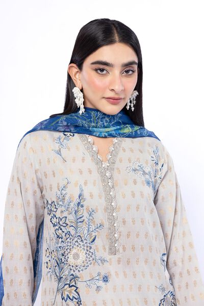 Embroidered | Jacquard | Fabrics 3 Piece | USD 65.00