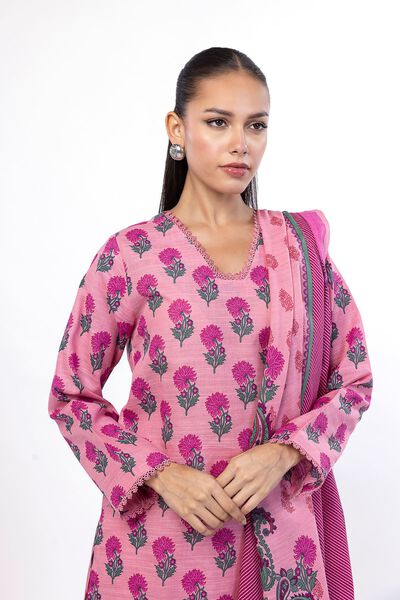 Printed |Khaddar | Fabrics 3 Piece | USD 30.00