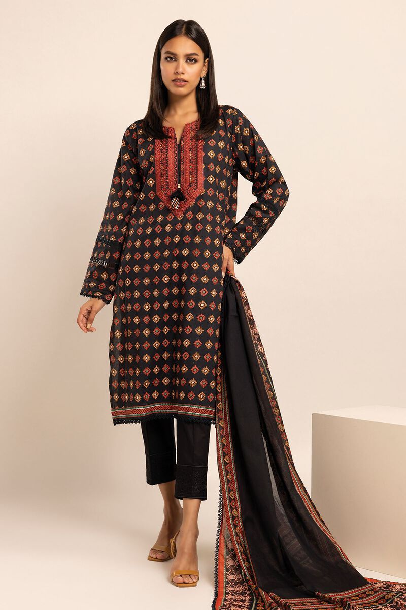 Cambric | Embroidered | Fabrics 2 Piece | Top Dupatta | null