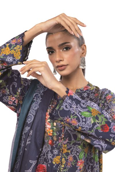 Printed | Marina | Fabrics 3 Piece | USD 40.00