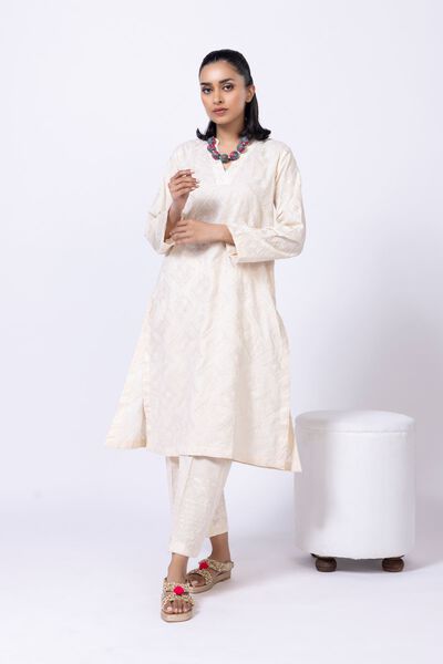 Embroidered | Cotton Dobby | Pants | USD 20.00