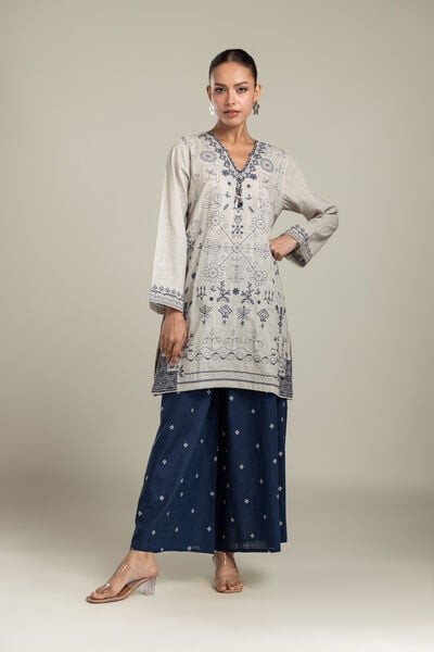 Embroidered | Heavy Textured Cotton | Fabrics 2 Piece | Top and Bottom | USD 55.00