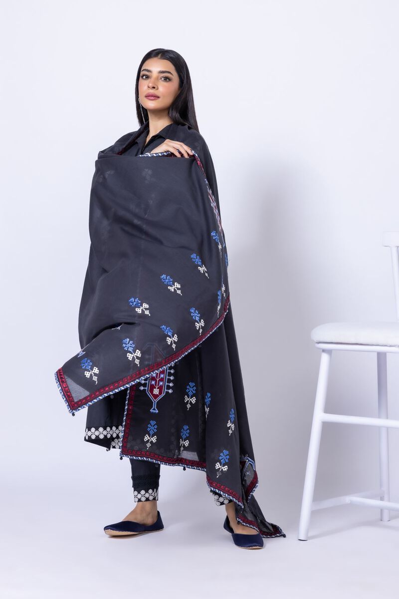 Embroidered | Slub Lawn | Dupatta | null
